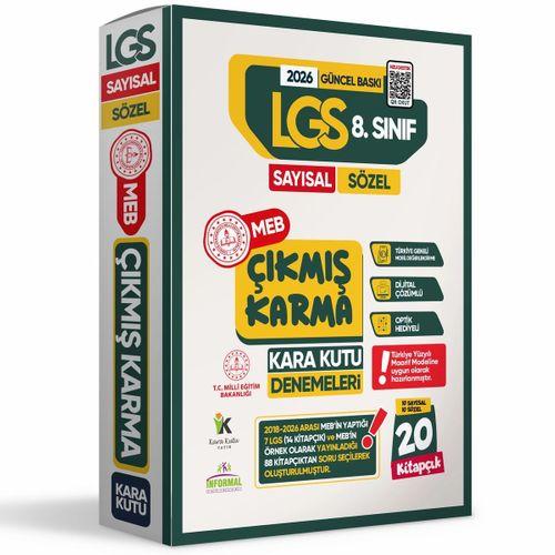 2026 8 Sınıf LGS 20li Deneme ÇIKMIŞ Soru Arşivi Karma Kara Kutu Deneme Sınavı Paketi Dijital Çözümlü