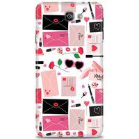 Samsung Galaxy J7 Prime Kılıf HD Baskılı Kılıf - Je Taime + Tam Ekran Koruyucu