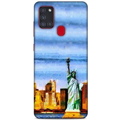 Cityx (48) Samsung Galaxy A21s Kılıf Silikon Kapak Desenli