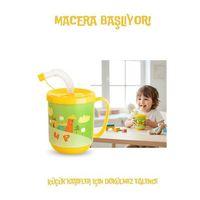 Premium Pipetli Çocuk Bardağı 350 ml -Alıştırma Bardağı ve Suluk