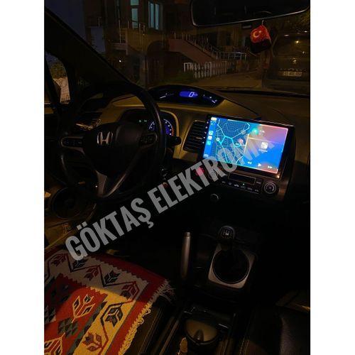 HONDA CİVİC FD6 4 GB RAM 64 GB HAFIZA ANDROID MULTIMEDIA TEYP APPLE CAR PLAY+ANDROİD AUTO