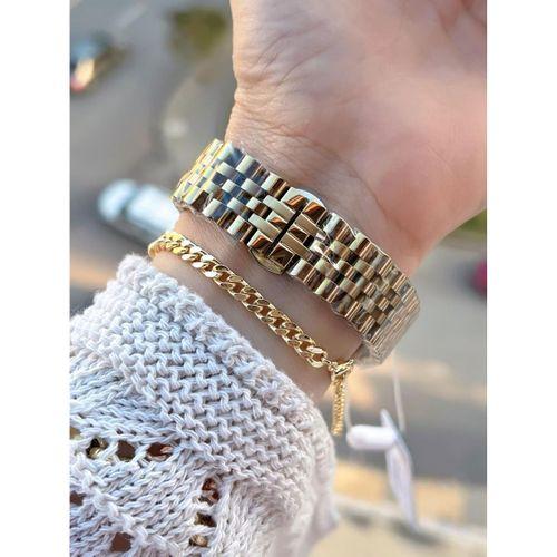 Jg.Polo Club Çelik Kasa & Kordon Kararma Ve Renk Atma Yapmaz Kadın Kol Saati+Bileklik JG01808.1