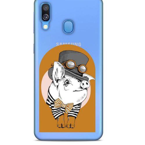 Zoologix (37) Samsung Galaxy A40 Şeffaf Kılıf Silikon Desenli