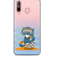 Zoologix (66) Samsung Galaxy M11 Şeffaf Kılıf Silikon Desenli