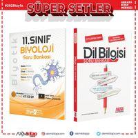 Biyotik 11.Sınıf Biyoloji ve AKM Dil Bilgisi Soru Bankası Seti 2 Kitap