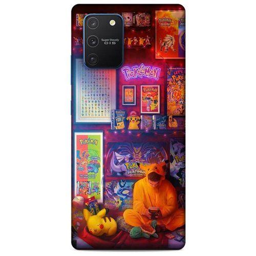 Retro (27) Desen Tasarımlı Kılıf Renkli Samsung Galaxy S10 Lite Kılıf