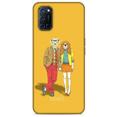 Oppo A52 Kılıf FunnyMaX (13) Silikon Kap Turuncu