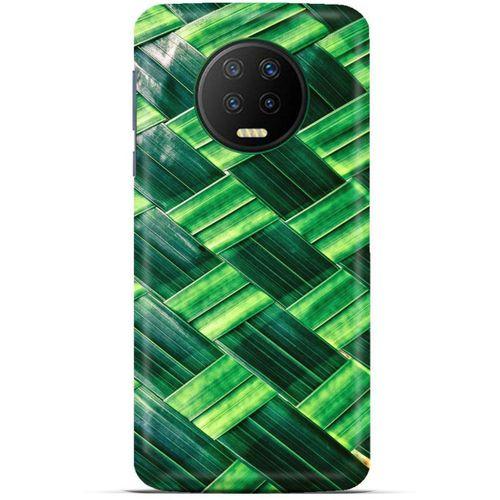 Lopard İnfinix Note 7 Uyumlu Kılıf Bahar (37) Silicone Cover Bambu Yaprak