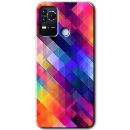 Omix X400 Kılıf HD Desen Baskılı Arka Kapak - Multi Oblique