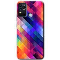 Omix X400 Kılıf HD Desen Baskılı Arka Kapak - Multi Oblique