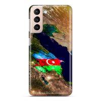 Samsung Galaxy S21 FE Uyumlu Kılıf Azarbaijan (1) Kılıfı Azerbaycan Harita