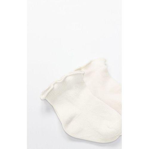 Bistyle Bistyle Overlok Style Penye Soket Çorap 2li 10153 Ekru