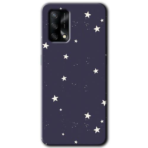 OPPO Oppo A54 Kılıf HD Desen Baskılı Arka Kapak - Gökyüzü Yıldız