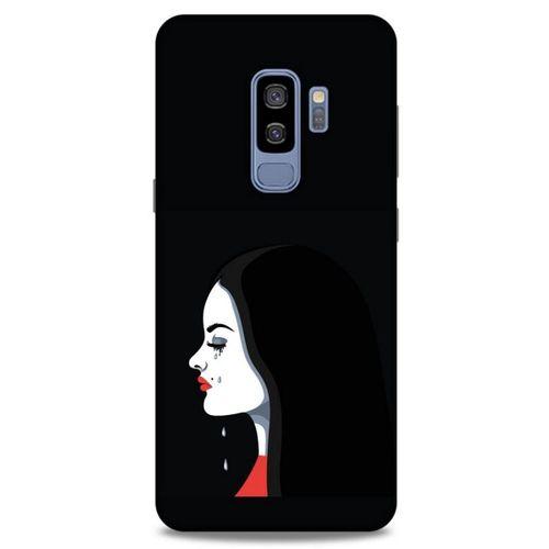 Samsung Galaxy S9 Plus Kılıf Depresyon (29) Arka Koruma Kılıfı Pembe