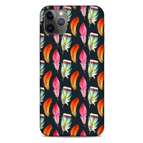 Apple Iphone 11 Pro Max Kılıf Desenli Özel Seri Tüyler (49) Ultra Silikon Kılıf