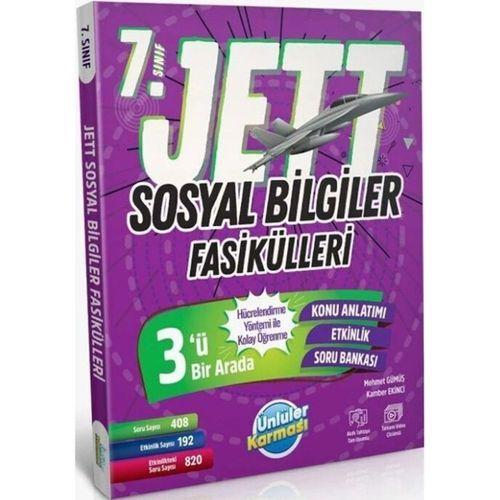7. Sınıf Sosyal Bilgiler JETT Soru Fasikülleri Ünlüler Yayınları