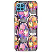 Lopard Oppo Reno 4 Lite Uyumlu Kılıf Sürreal Yüzler ♀ (1) Kılıfı Baskılı