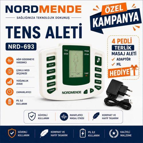 Tens Cihazı 4 Pedli Dijital Masaj Cihazı | Adaptör 4 Ped Ve Pil Hediyeli