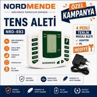 Tens Cihazı 4 Pedli Dijital Masaj Cihazı | Adaptör 4 Ped Ve Pil Hediyeli