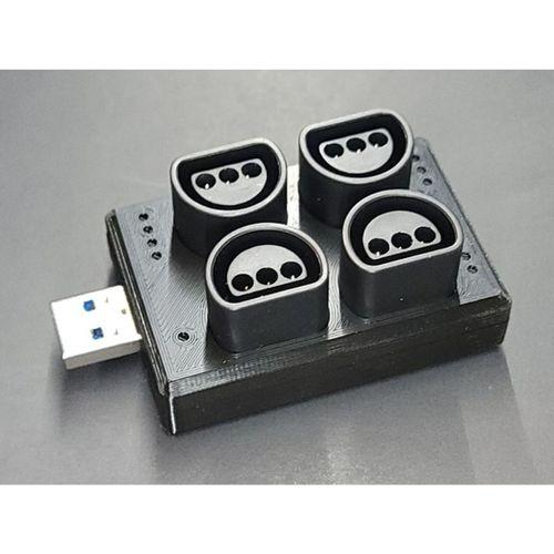 N64 SNAC Adapter Shell For MiSTer FPGA - N64 SNAC Adaptör Kapağı MiSTer FPGA için 3D Baskı (Bu ürün Sadece Plastik parçadır - Almadan Önce Soru Sorabi