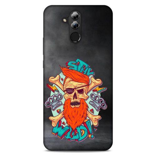 Lopard Huawei Mate 20 Lite Uyumlu Kılıf Tattoo's (33) Hybrid Kılıf Stay Wild