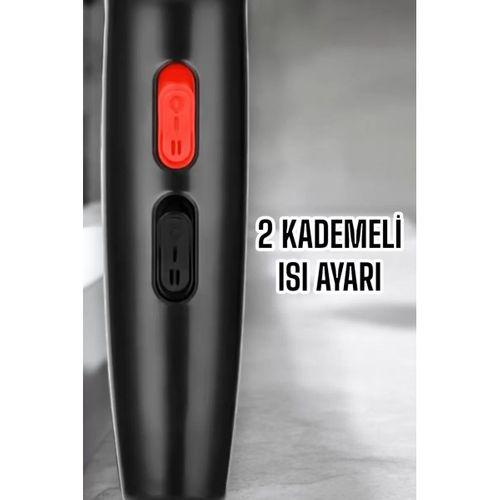 Tüm Saç Tiplerine Uygun, İki Kademeli Hız Ayarlı Fön Makinesi