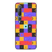 Xiaomi Mi 10 Uyumlu Kılıf Insomnia (37) Silicone Cover Mor Sarı