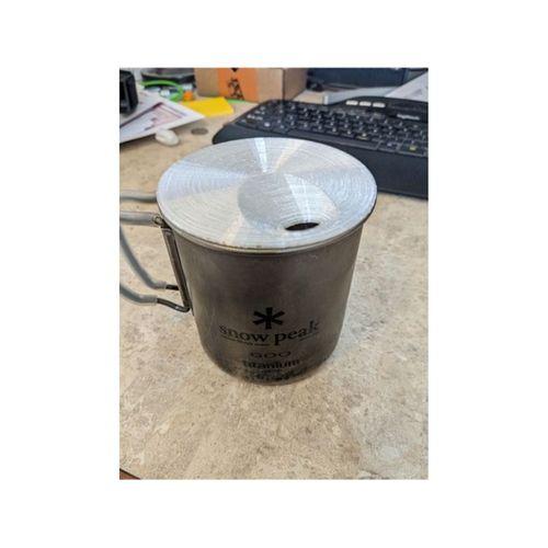 Snowpeak 600 Ml Titanyum Sırt Çantası Kupa Kapağı 3D Baskı (Bu ürün Sadece Plastik parçadır - Almadan Önce Soru Sorabilirsiniz)