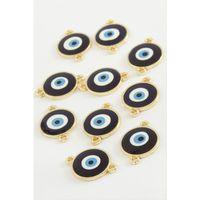 Nazar Çift Kulplu Mineli Bileklik ve Kolye Ucu Aparatı 1 Adet