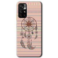 Poco M4 Pro 5G Kılıf HD Desen Baskılı Arka Kapak + Temperli Cam - Mandala Retro