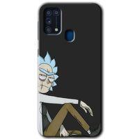 Potkal Hediye Fabrikası Samsung Galaxy M31 HD Baskılı Kılıf + 9D Tam Ekran Koruyucu - Rick