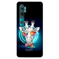 Xiaomi Mi Note 10 Kılıf FunnyMaX (6) Silikon Kılıf Siyah Zürafa