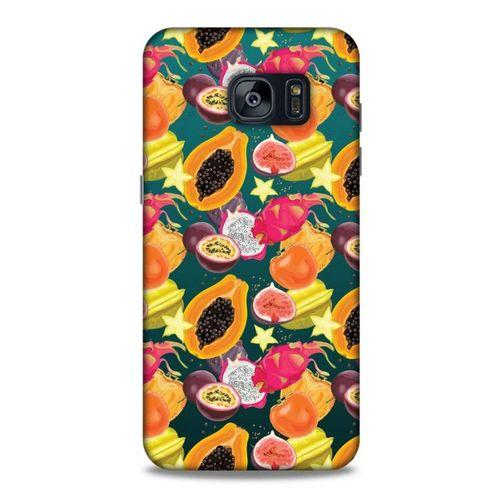 Frutix Meyve Mix 12 Samsung Galaxy S7 Edge Kılıf Desenli Silikon