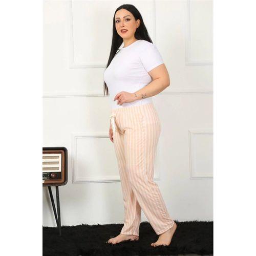 Kadın Pamuklu Büyük Beden Alt Pijama