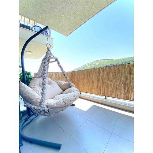 özgazi 90 Cm X 6 Metre Doğal Kamış Hasır Balkon Çiti
