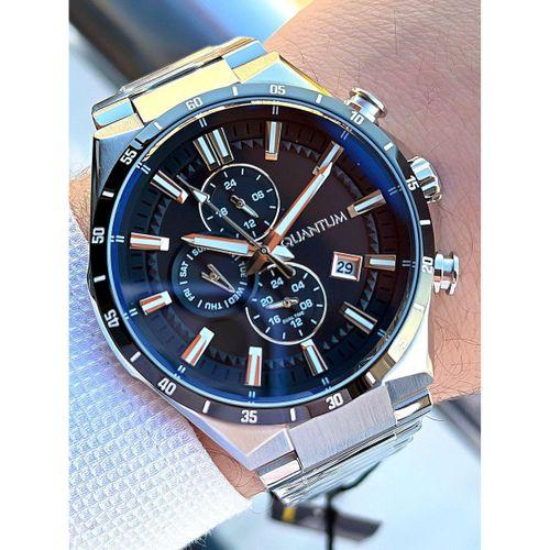 Quantum Çelik Kordon İtalyan Bileklikli 10 Atm Suya Dayanıklı 2 Yıl Garantili Erkek Kol Saati EQ.360