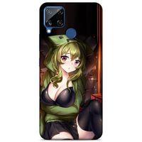 Lopard Oppo Realme C15 Uyumlu Kılıf PiXel (34) Slim Armor Kılıf TNT Anime