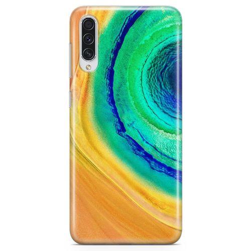 Samsung Galaxy A70s Kılıf Yeşil Göl Arka Kapak Koruma Desenli Full Koruyucu