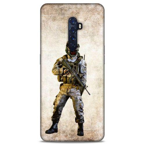 Lopard Oppo Reno 2 Uyumlu Kılıf GameX (21) Koruyucu Kapak Soldier
