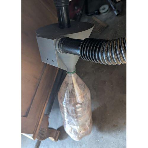 2 litrelik şişe için küçük toz siklonu, 1.25 hortum (artı şişe iskeleti)-6907361