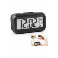 Dijital Işıklı Alarmlı Çalışma Masası Ekran Pilli Çalar Saat