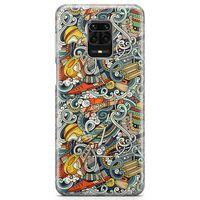 Xiaomi Redmi Note 9 Pro Kılıf Snowboarding Arka Kapak Koruma Desenli Full Koruyucu