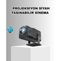 Taşınabilir Akıllı Projeksiyon Hdmı Usb Uyumlu Oyun Destekli Kompakt