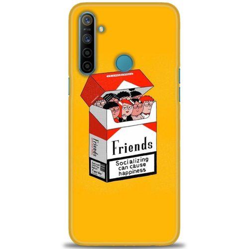 Realme 5i Kılıf HD Baskılı Kılıf - Friends + Tam Ekran Koruyucu