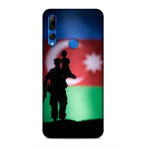 Huawei Y9 Prime 2019 Uyumlu Kılıf Azarbaijan (14) Lansman Kılıf Asker Bayrak