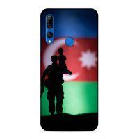 Huawei Y9 Prime 2019 Uyumlu Kılıf Azarbaijan (14) Lansman Kılıf Asker Bayrak