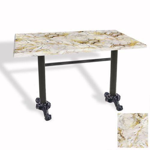 Dockers Çipa Döküm Ayak Masa 70x120 cm - (Werzalit, Wermodin ve Allzalit Tabla) - Gold
