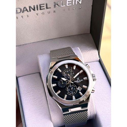 Daniel Klein Erkek Kol Saati 30 Metre Suya Dayanıklı Çelik Kordon + Bileklik Hediyeli  VS.BLKT.0684