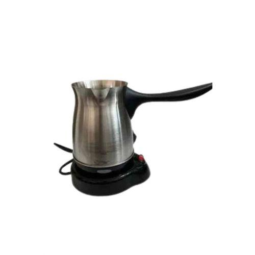 Elektrikli Cezve 800 Watt Paslanmaz Çelik Türk Kahve Makinesi Saplı