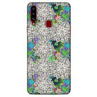 Graffitix (17) Desenli Silikon Kapak Samsung Galaxy A20s Kılıf